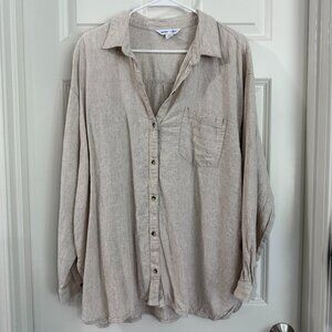 Old Navy Oversized Button-Down Boyfriend Shirt
